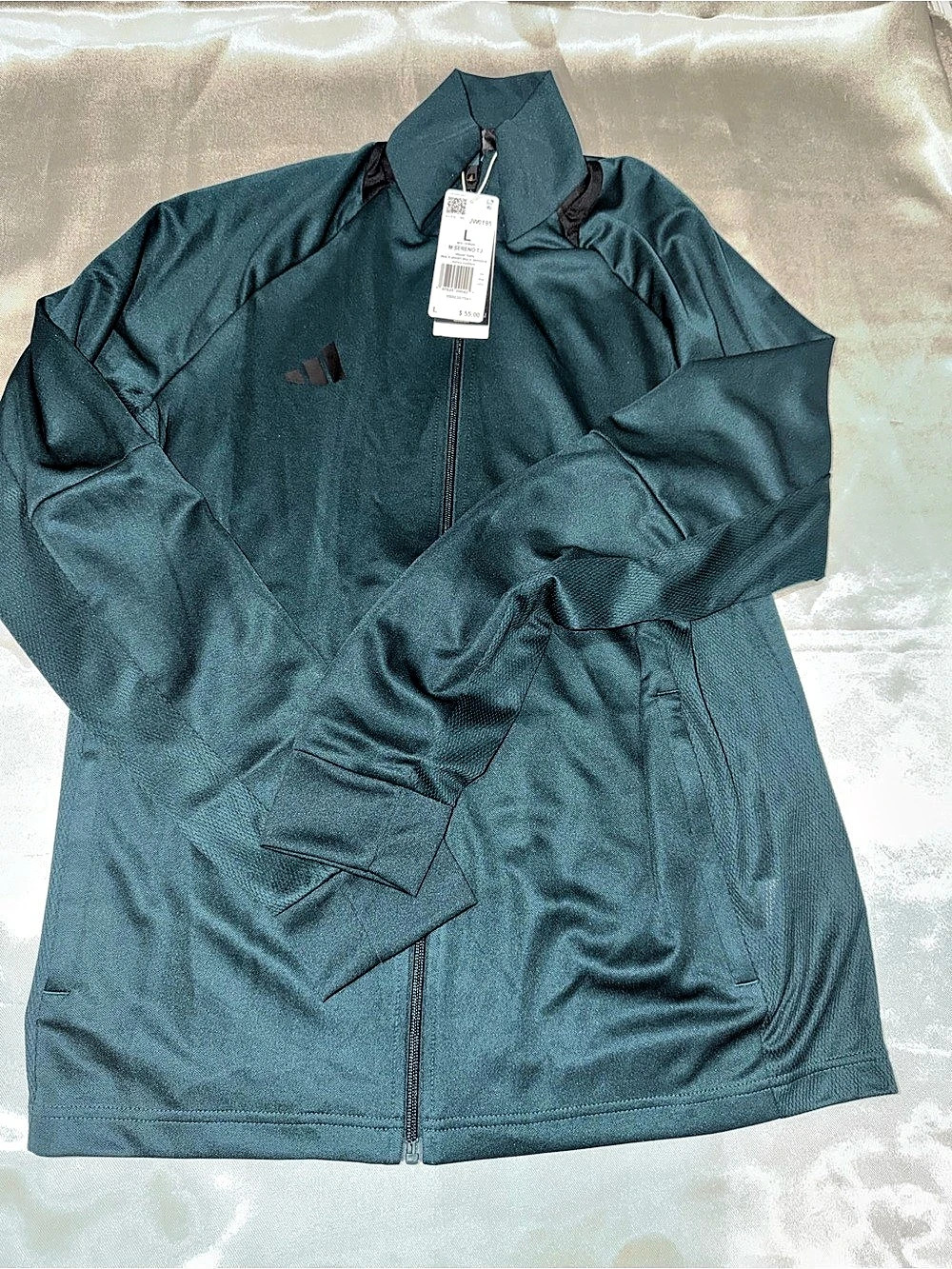 adidas M Sereno TJ Performance Jacket Blue Large